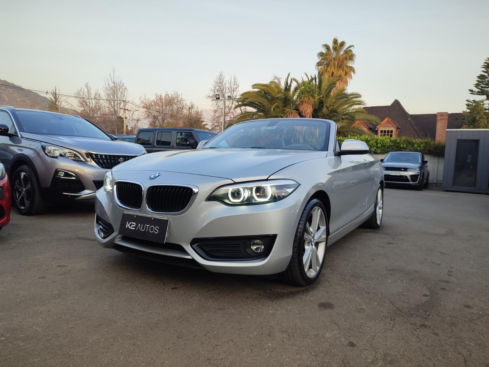 BMW 220I 2.0 CABRIOLET AT 2018 MANTENCION RECIEN HECHA - K2 AUTOS