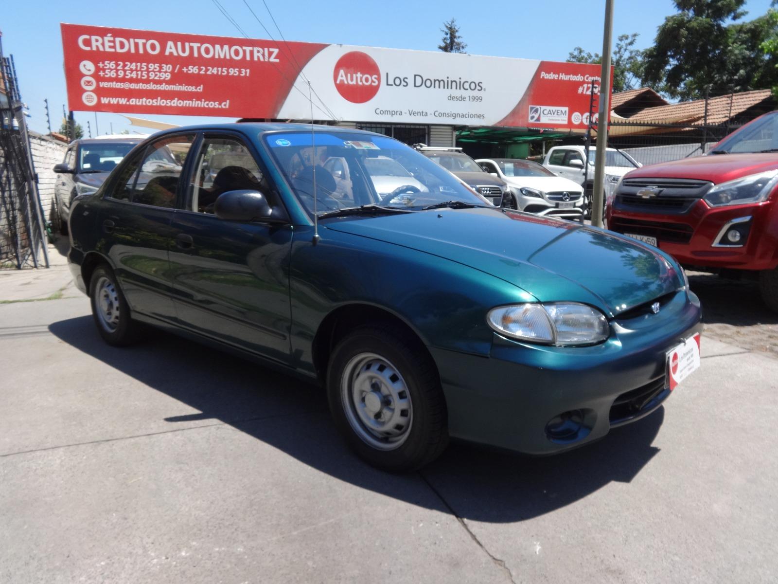 HYUNDAI ACCENT LS 1.5 ME SOLO 92.000 KM 1998 EXCELENTE ESTADO  - AUTOS LOS DOMINICOS