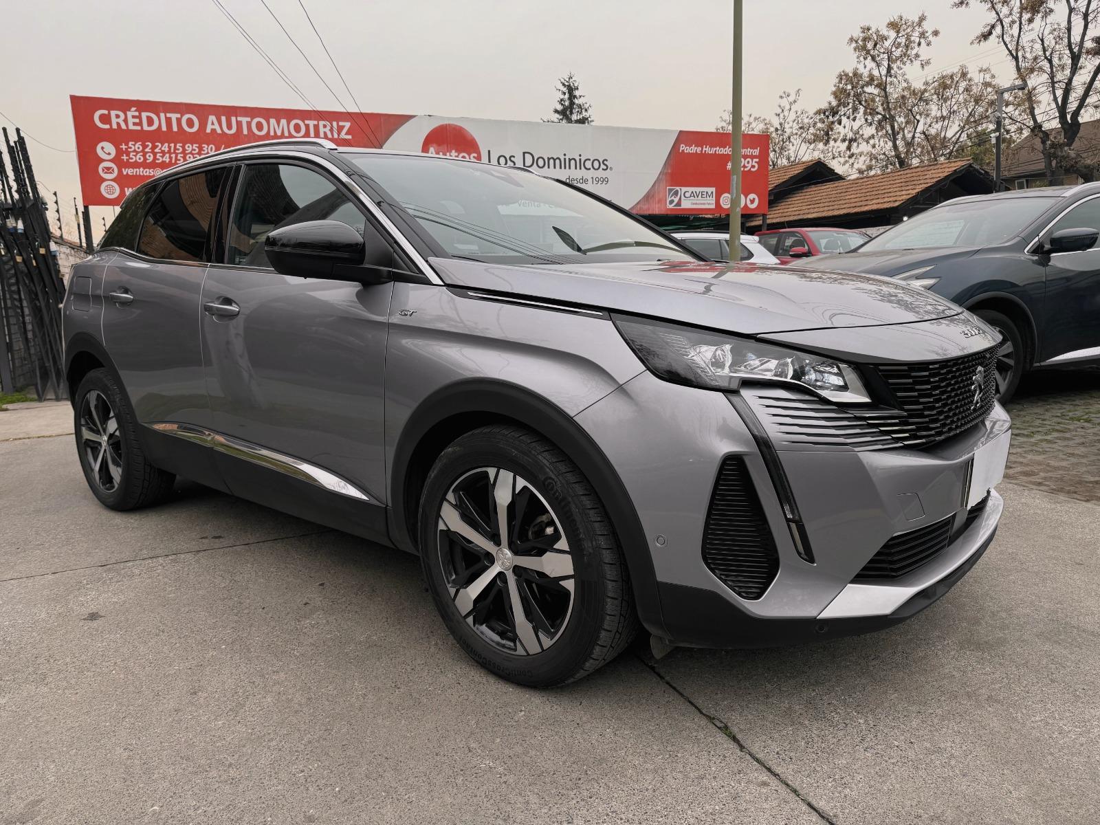 PEUGEOT 3008 GT 1.6 AUT FULL CarPlay DOBLE TECHO 2022 MANTENCIONES EN LA MARCA - AUTOS LOS DOMINICOS