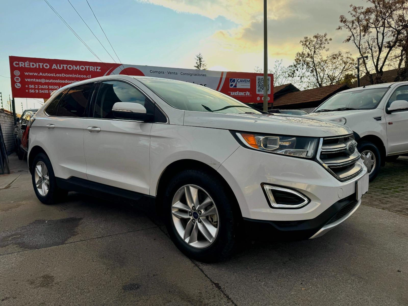 FORD EDGE SEL 3.5 AUTOMATICA 4X4 CUERO, DOBLE TECHO, CARPLAY 2017 MANTENCIONES AL DA - AUTOS LOS DOMINICOS