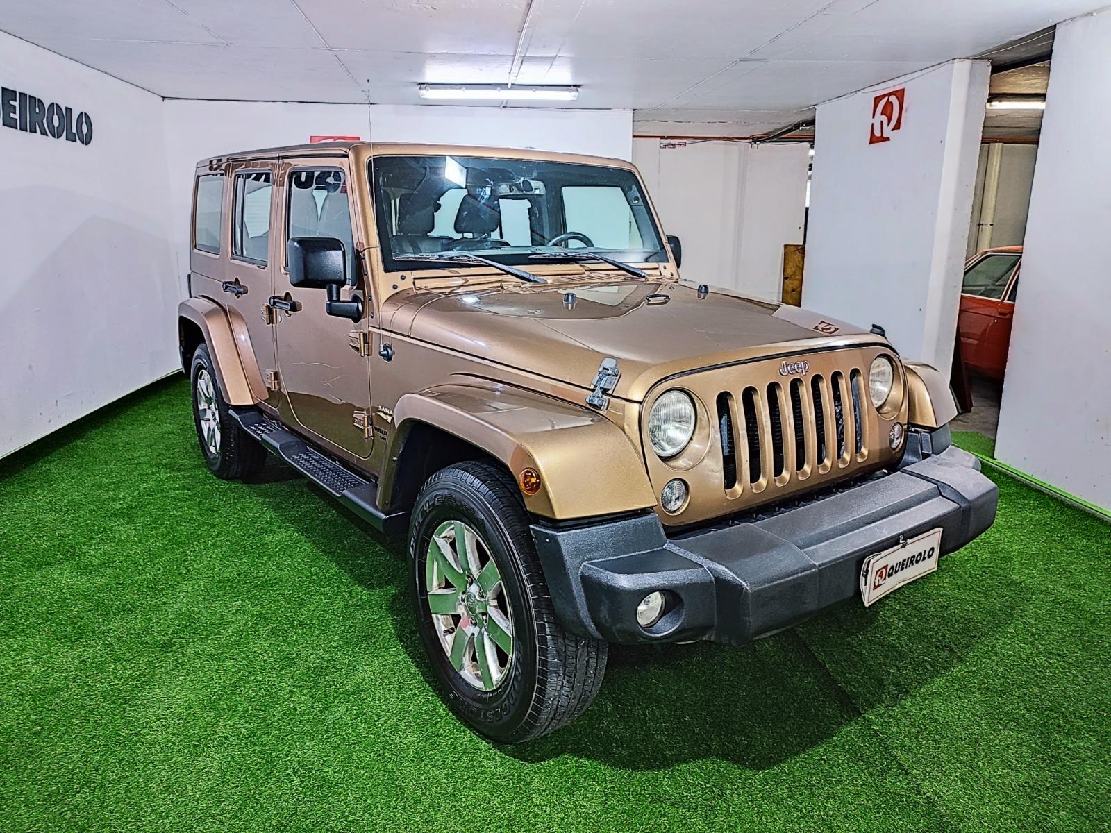 JEEP WRANGLER UNLTD SAHARA 4X4 3.6 AUT 2015 EXCELENTES CONDICIONES - QUEIROLO MUNDO 4x4