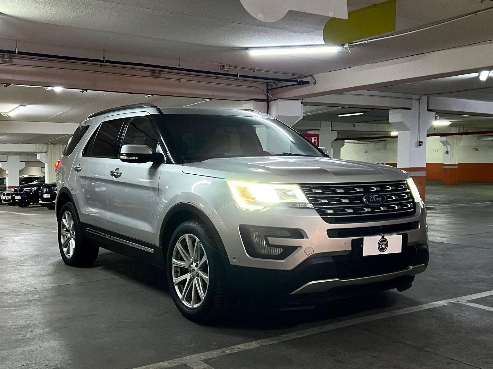 FORD EXPLORER LIMITED UN DUEÑO 2017 4X4 TRES CORRIDAS DE ASIENTOS - AUTOS OK