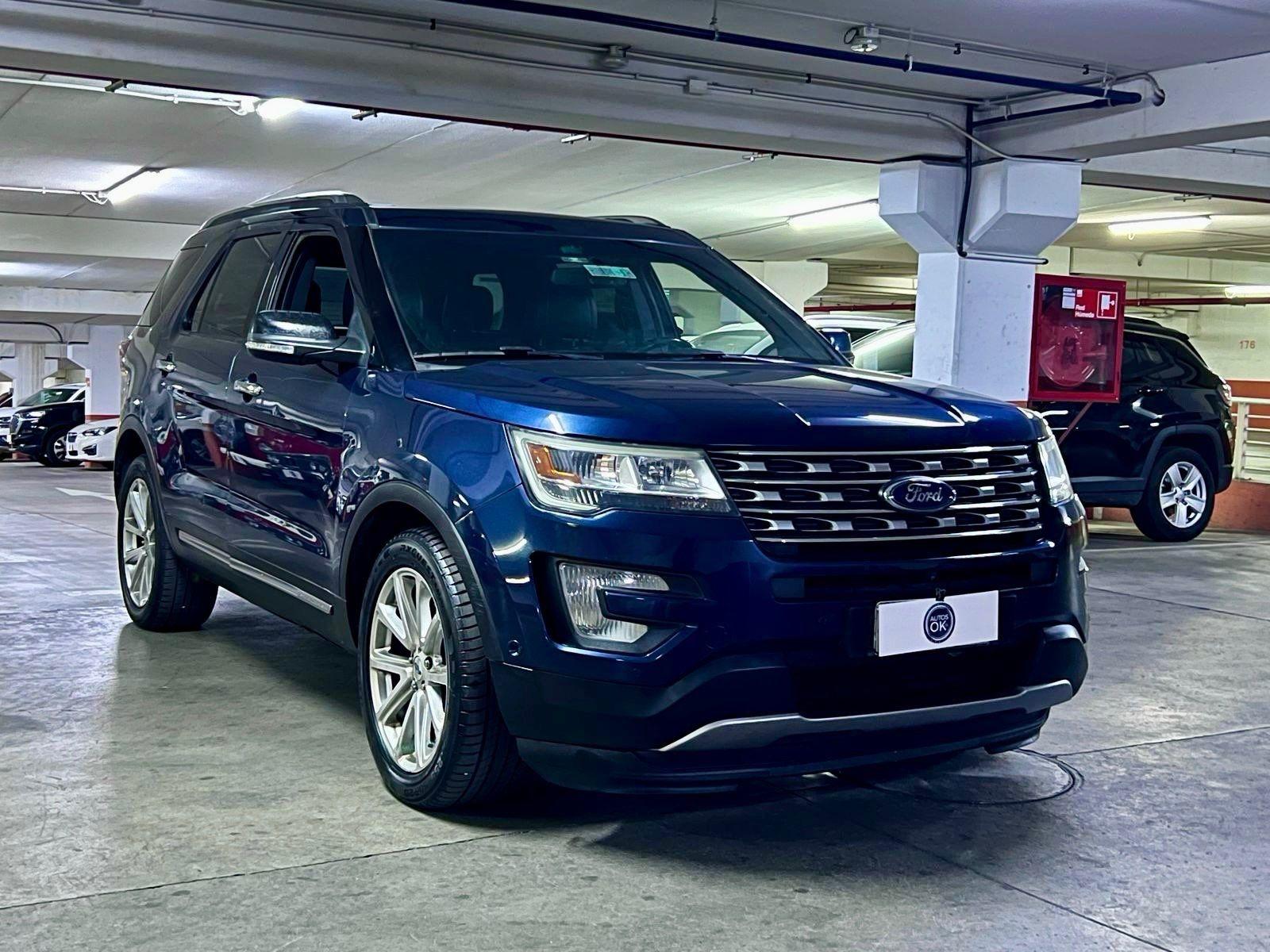 FORD EXPLORER LIMITED 4X4  2016 TRES CORRIDAS DE ASIENTOS - AUTOS OK