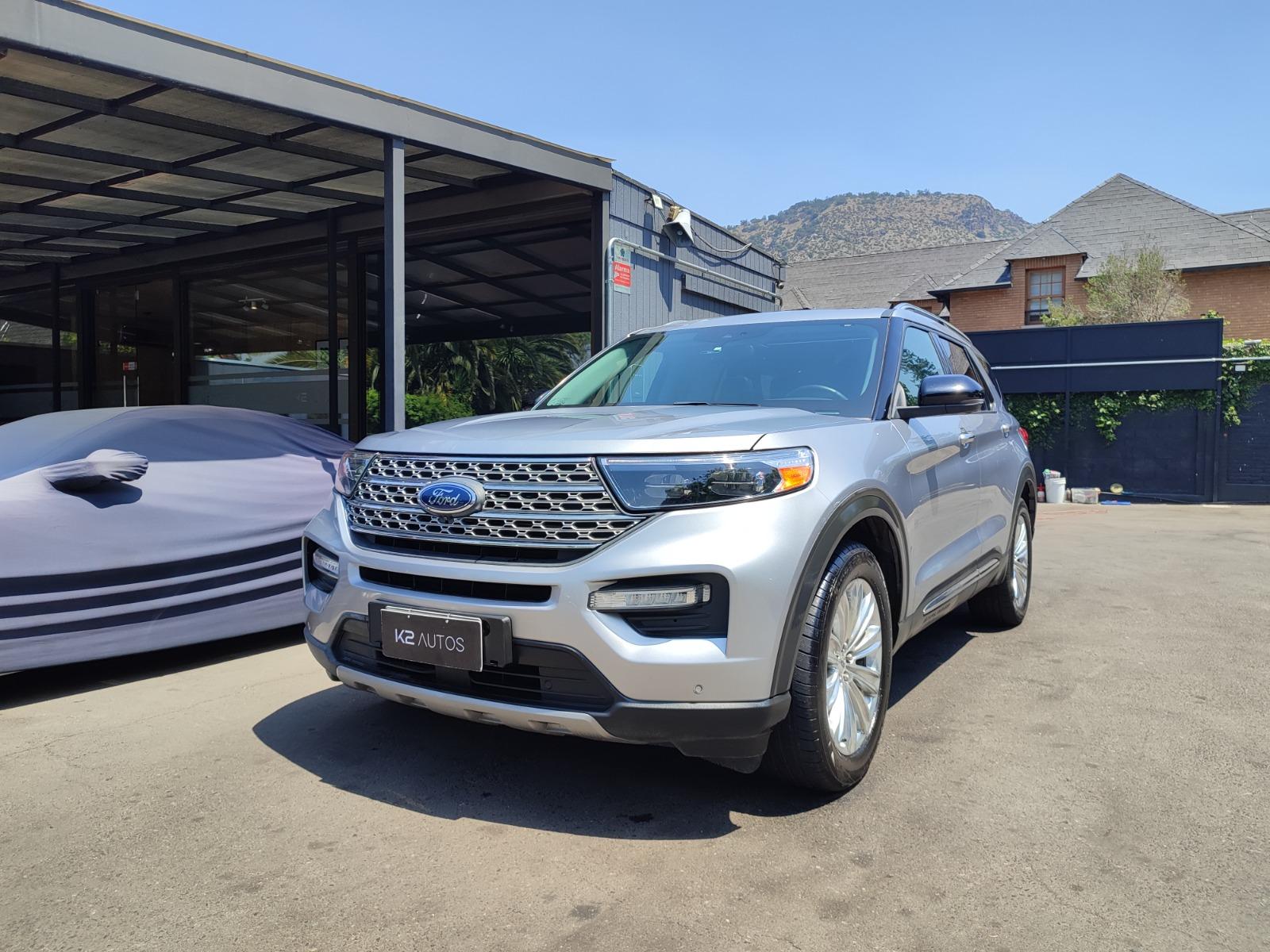 FORD EXPLORER LIMITED 2.3 ECOBOOST 4X2 2022 MANTENCIONES AL DIA, FULL EQUIPO - K2 AUTOS