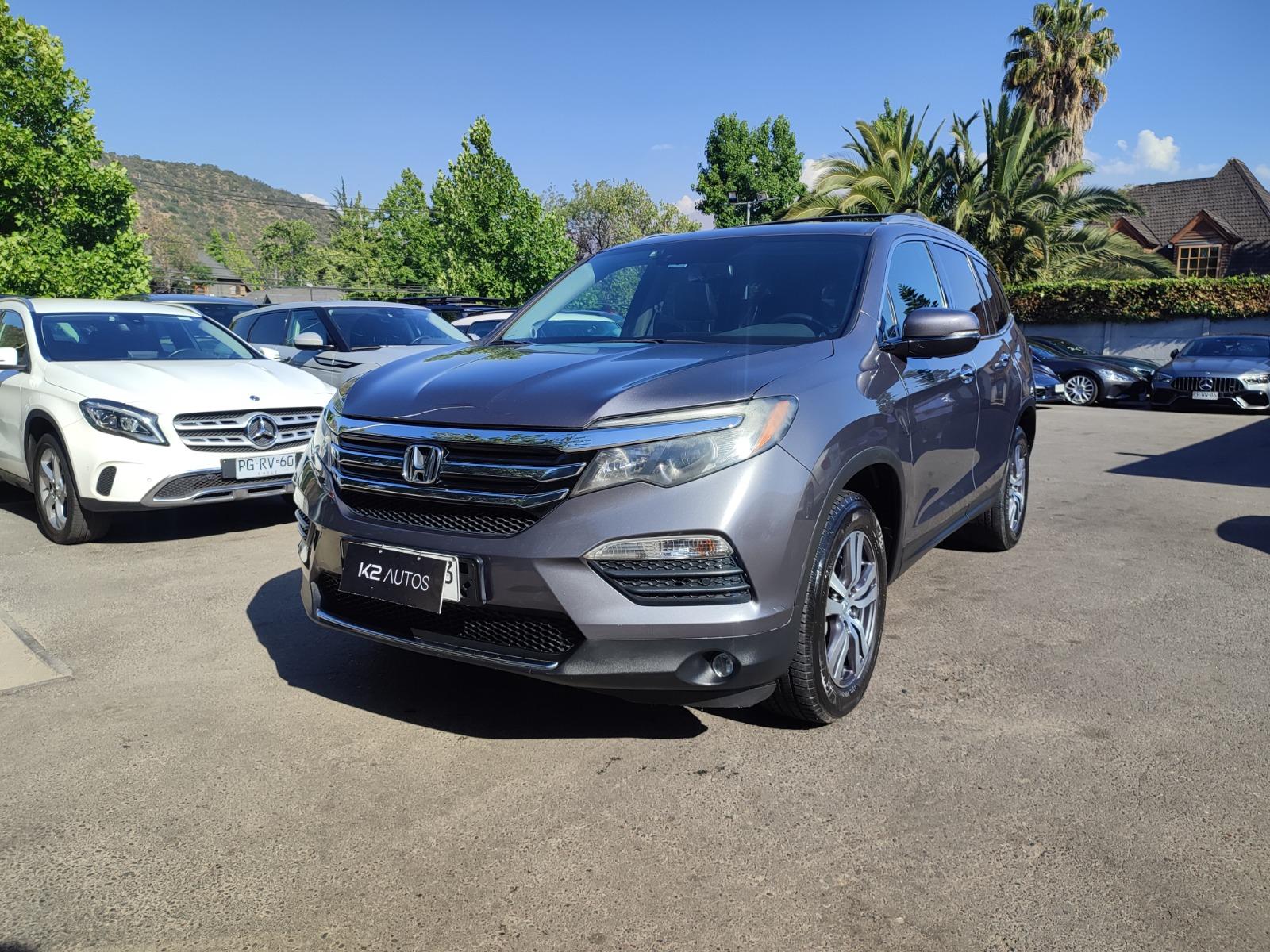 HONDA PILOT ELITE 4X4 AT 2017 MANTENCIONES AL DIA - K2 AUTOS