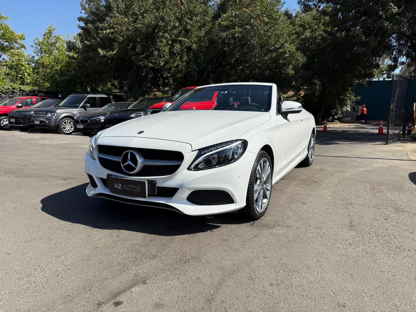 MERCEDES-BENZ C200 CABRIOLET 2.0 AT 2018 POCO KM, IMPECABLE  - K2 AUTOS