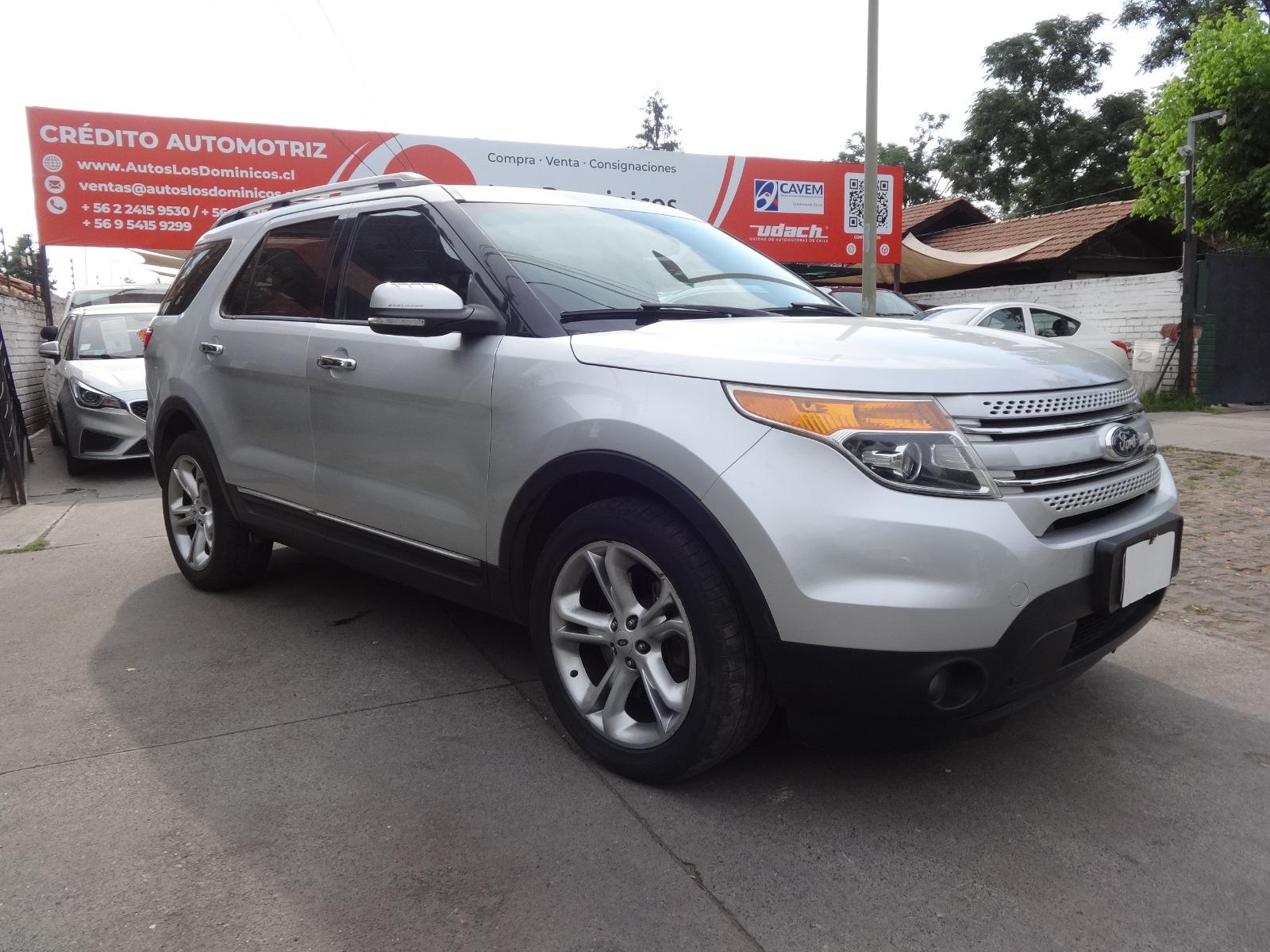 FORD EXPLORER LIMITED 3.5 AUT 4X4  2015 FULL CUERO TECHO PANORAMICO DVD - AUTOS LOS DOMINICOS