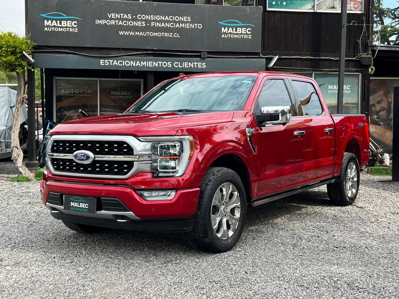 FORD F-150 PLATINUM 2021 3.5 ECOBOOST UN DUEÑO - MALBEC AUTOMOTRIZ